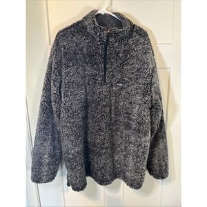 USA Palm Grey Sherpa Wave Size 2XL Sweater Mens